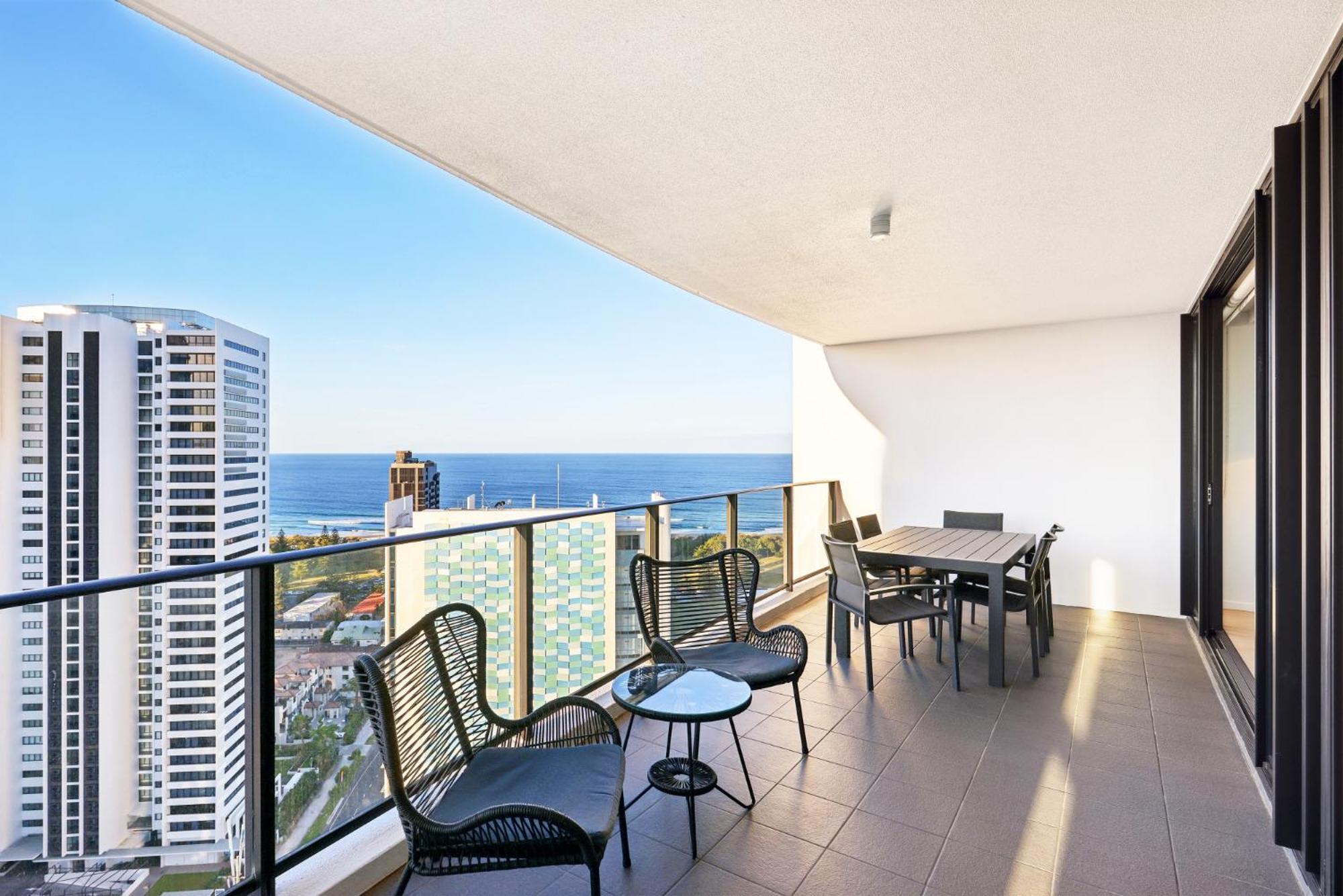 Ocean View 3-Bed With Gym, Pool, Sauna & Parking Guldkusten Exteriör bild